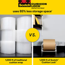 Scotch Cushion Locks for packaging