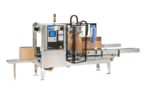 A case erecting machine for packaging