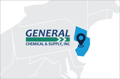 A map showing General Chemical in the state of New Jersey