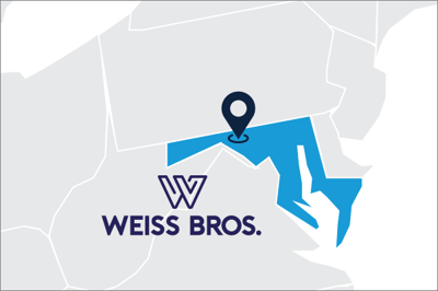 Weiss Bros. location map in MD