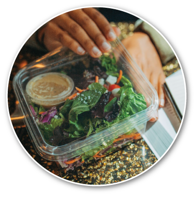greenware salad packaged to go